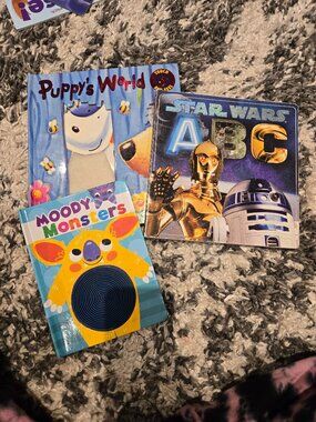 Star Wars, Puppy's World & Moody Monsters Board Book Bundle | Set of 3 |